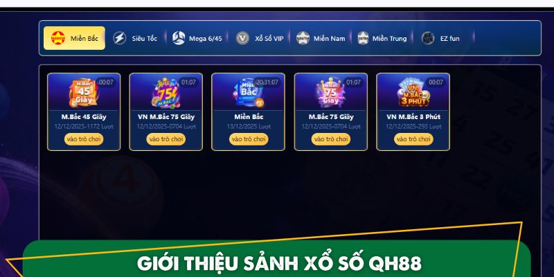 Bật mí những điều hấp dẫn nhất tại sảnh xổ số QH88